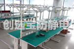 【四川】客戶(hù)選用創(chuàng)選寶電子車(chē)間工作臺(tái)防靜電臺(tái)墊